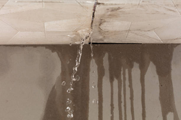 Professional Commercial Water Damage Restoration technician working in Danville, NH